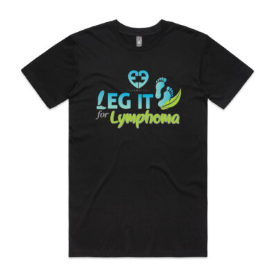 Men's Staple Leg it For Lymphoma (Black) Thumbnail