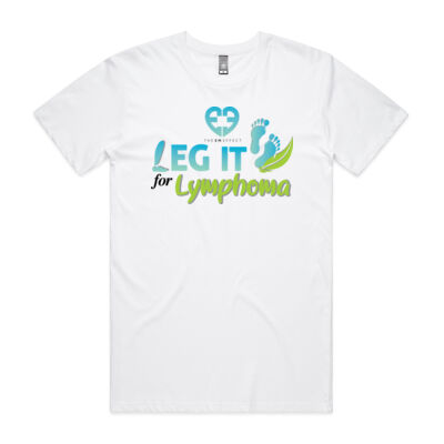 Men's Staple Leg it For Lymphoma (White) Thumbnail